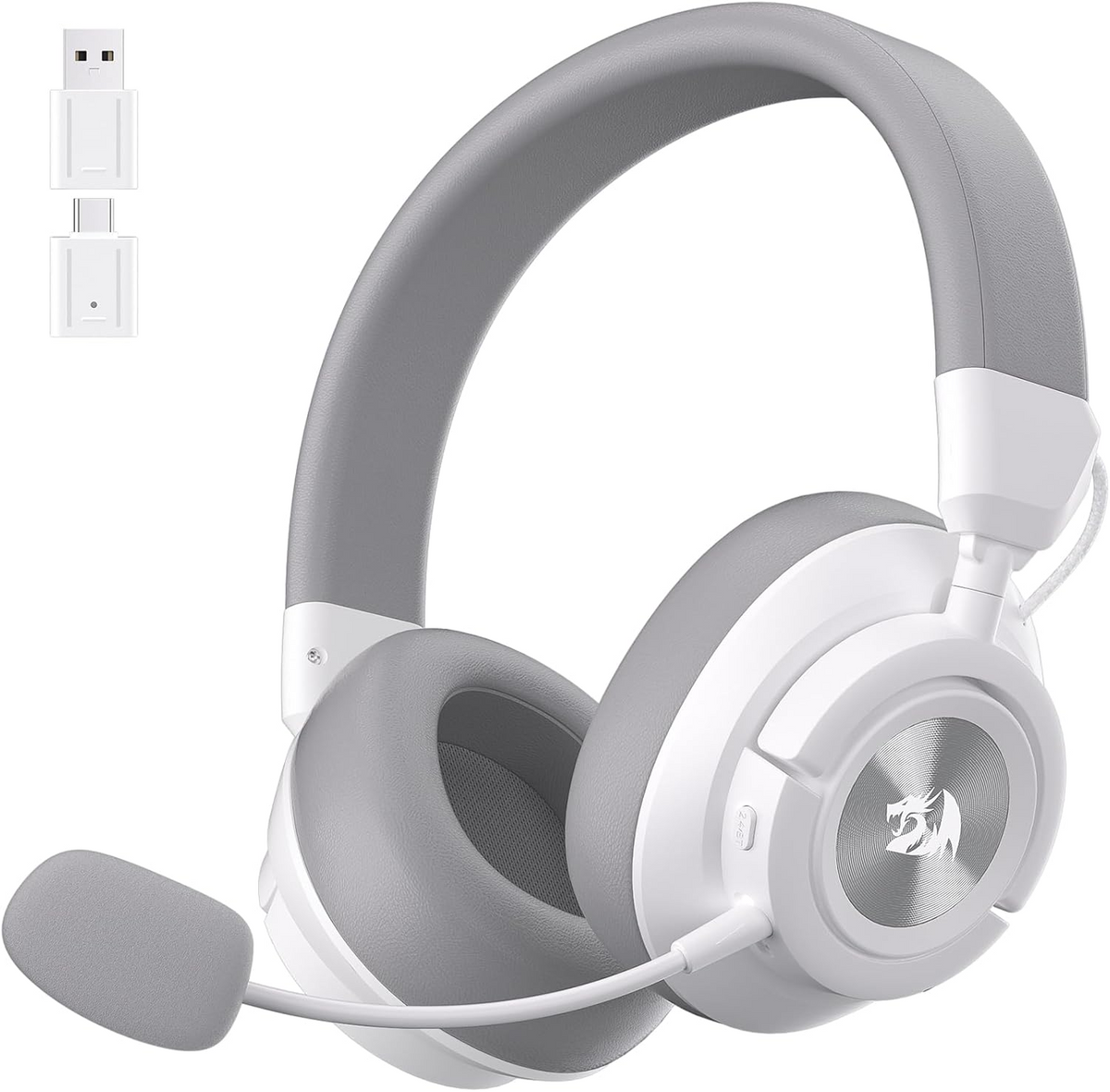 REDRAGON H889 SPECTRA PRO GAMING HEADSET BLACK - WHITE