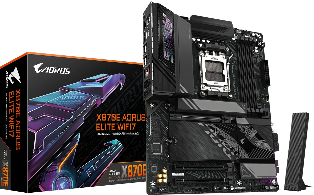 GIGABYTE X870E AORUS ELITE WIFI7 AMD ATX MOTHERBOARD