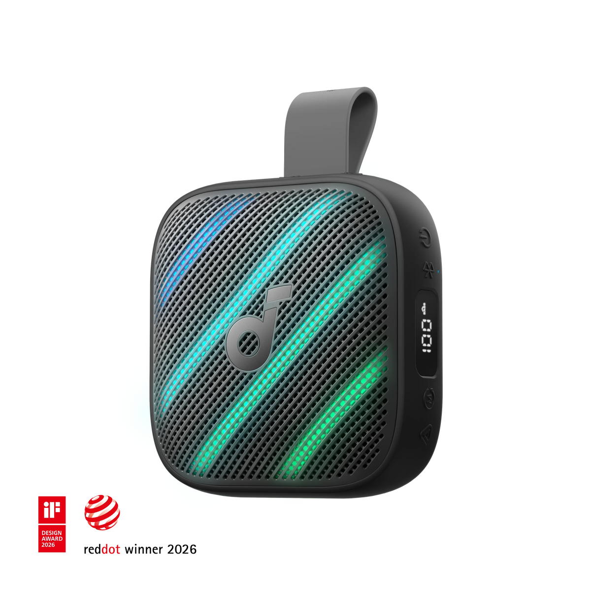 Anker Soundcore Boom Go 3i Portable Bluetooth Speaker – 15W, Bluetooth 6.0, 24H Playtime - Black