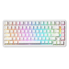 ATTACK SHARK X82 PRO HE Magnetic Switch Keyboard – White Contour Line