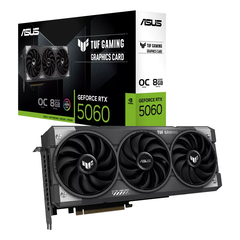 ASUS TUF Gaming GeForce RTX™ 5060 8GB GDDR7 OC Edition- Graphics Card