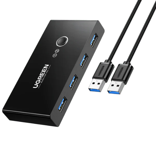 UGREEN US216 2 In 4 Out USB 2.0 Sharing Switch Box
