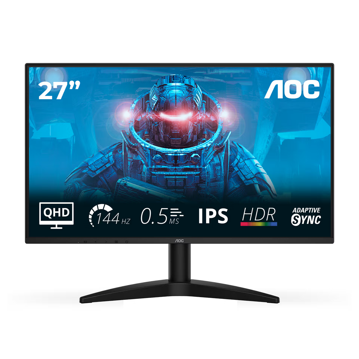 AOC Q27B36X 27" 144HZ 2K QHD IPS GAMING MONITOR - BLACK