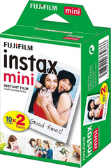 Fujifilm Instax Mini Instant Film Twin Pack (White)- 20 Sheet