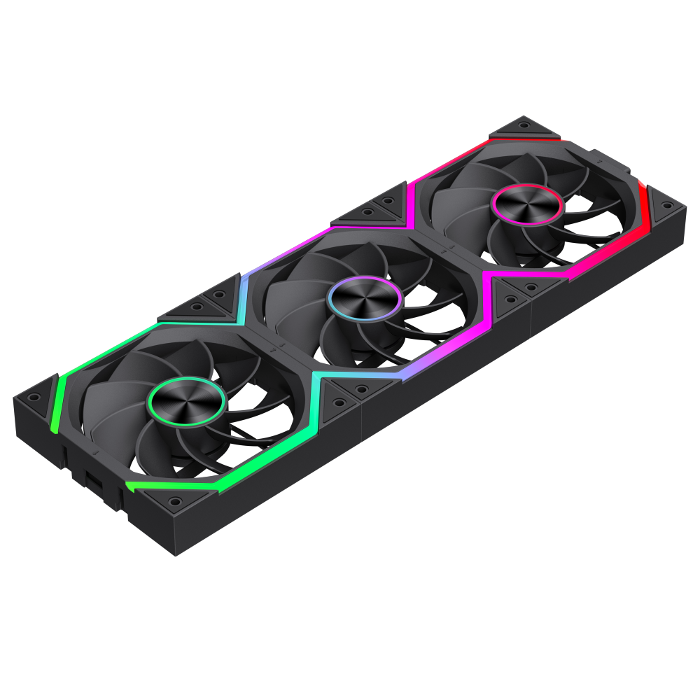 GAMEMAX FN12A-N2-WL-R Reversible Blade Cooling Fan