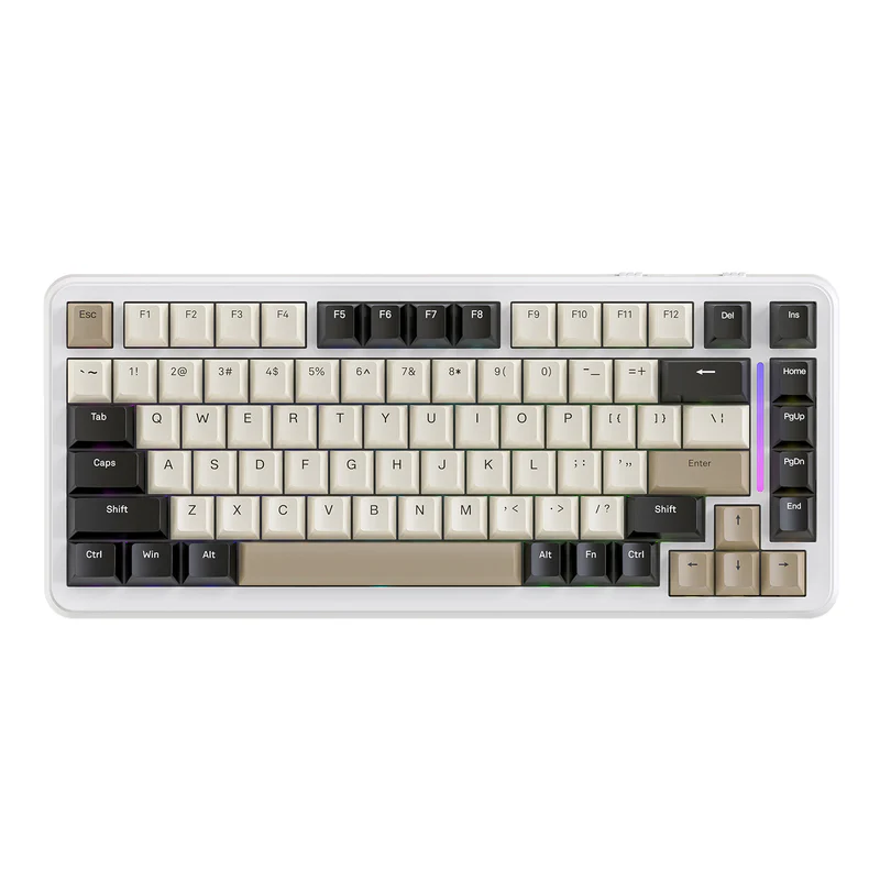 ATTACK SHARK M86 Tri-mode Gasket Blueberry switch Mechanical Keyboard - Cheese White