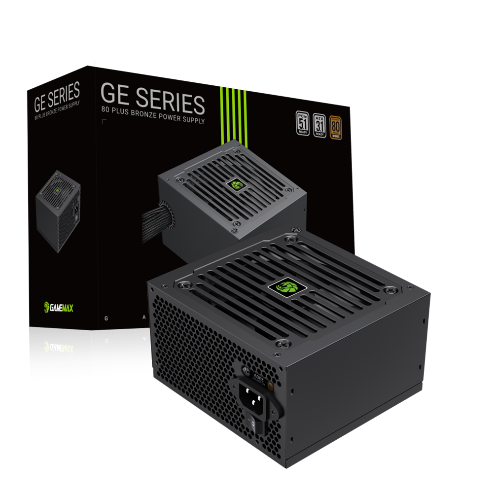 GAMEMAX GE 650 BLACK POWER SUPPLY