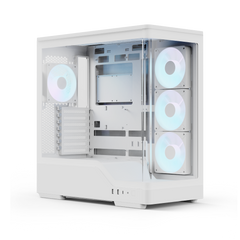 AEROCOOL P500A ATX Mid Tower GAMING CASE - WHITE
