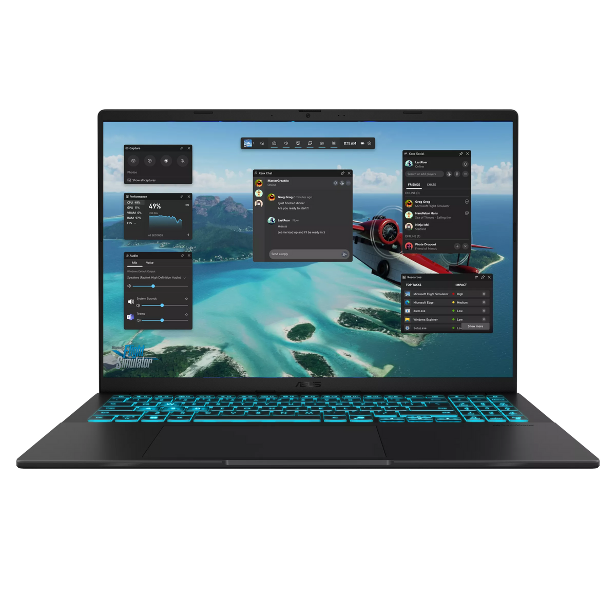 ASUS V16 (V3607VH-RP010) Intel® Core™ 7 Processor 240H GeForce RTX™ 5050 8GB GDDR7 16.0" FHD+ 144Hz -LAPTOP - Matte Black