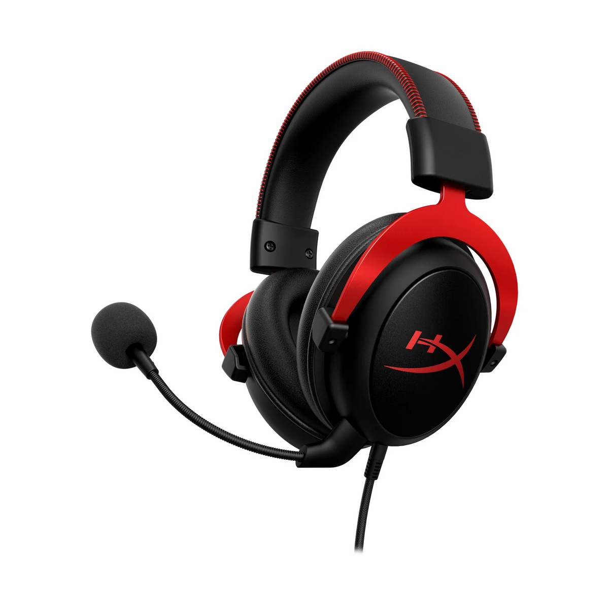 HyperX Cloud II - Gaming Headset, 7.1 PC, PS5, PS4, Xbox Series X|S, Xbox One – Red