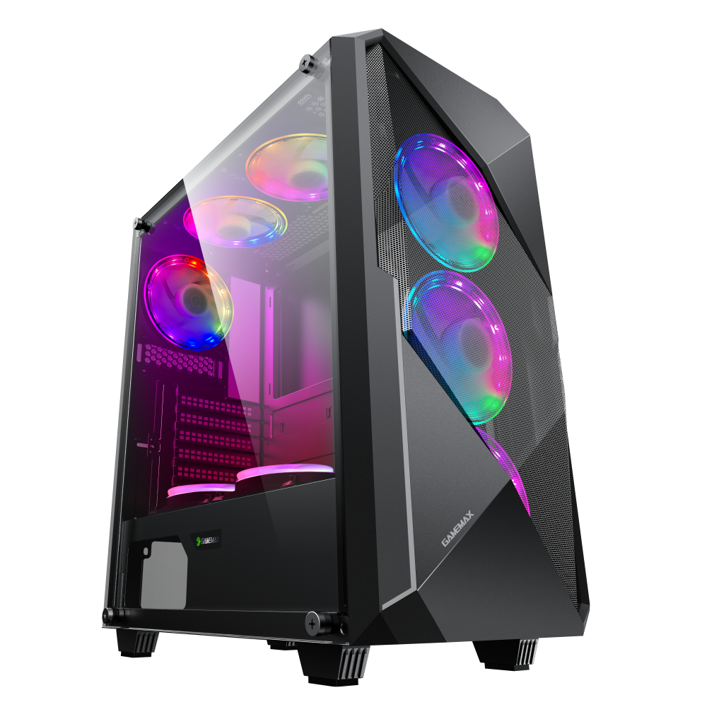 GAMEMAX Revolt ATX BLACK GAMING CASE