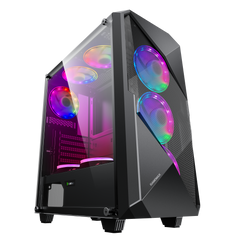 GAMEMAX Revolt ATX BLACK GAMING CASE