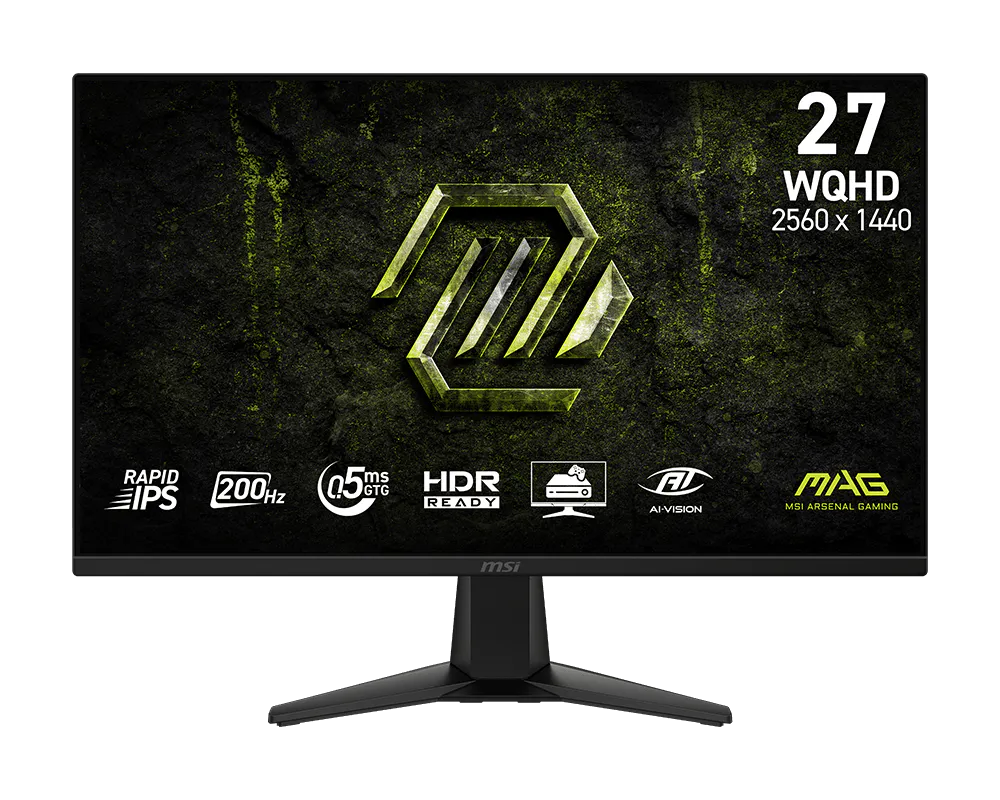 MSI MAG 275QF E20 27" WQHD Rapid IPS Gaming Monitor – 200Hz, 0.5ms