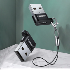 UGREEN US280 USB A Male to USB-C Female Adapter (Black)