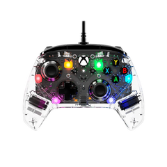 HyperX Clutch Gladiate RGB Wired Gaming Controller for Xbox – Clear