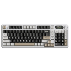 Attack Shark X98 Pro Wireless Keyboard – Bluetooth/2.4G/Wired, Cheese White, Blueberry Switch