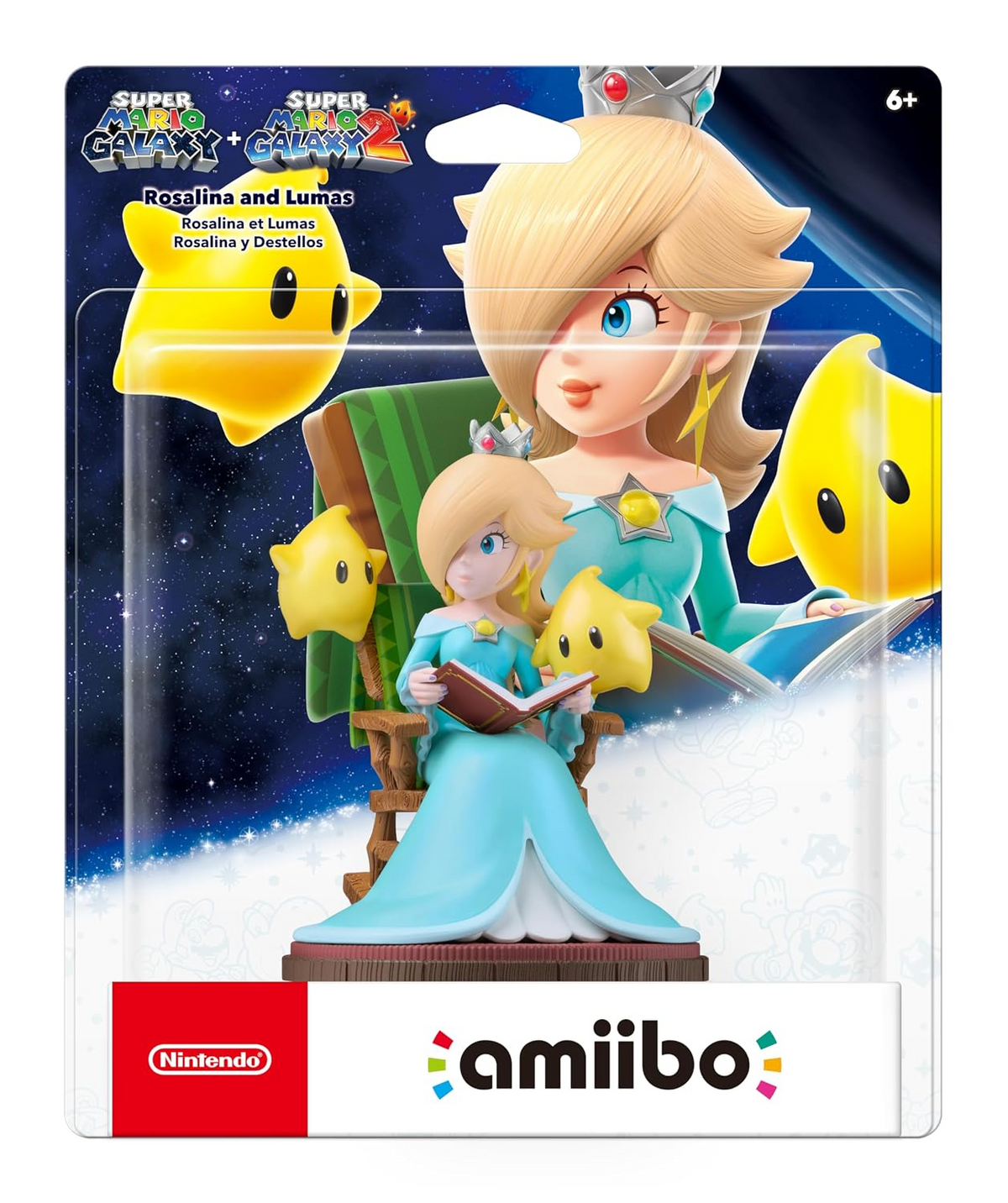 Nintendo Amiibo Rosalina & Lumas – Super Mario Galaxy + Super Mario Galaxy 2 Series