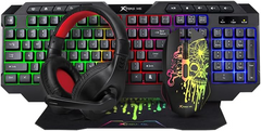 Xtrike Me CMX-415 4-in-1 Gaming Combo – Wired Keyboard, Mouse, Headset & Mousepad