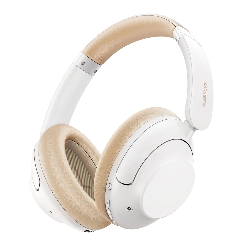 UGREEN HP202 HiTune Max 5 Hybrid Active Noise-Cancelling Headphones White