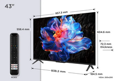 TCL 43V6C 4K UHD 43" Smart TV ( MODEL V6C )