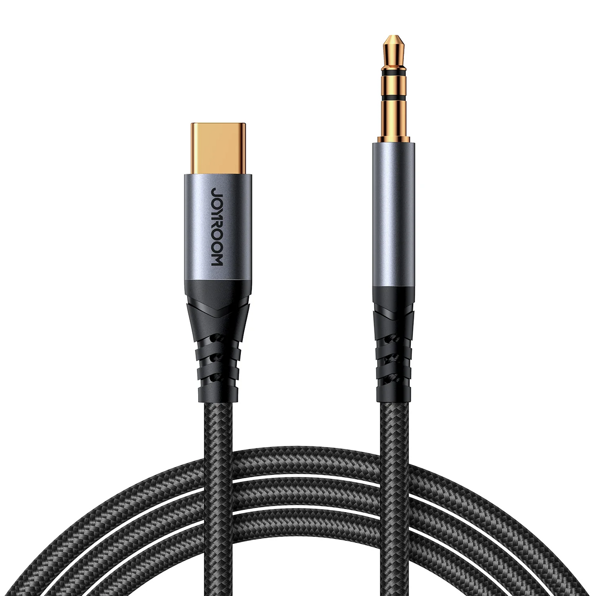 JOYROOM SY-A07 Audio-Transfer Series AUX Audio Cable (Type-C to 3.5mm) 1.2m Black