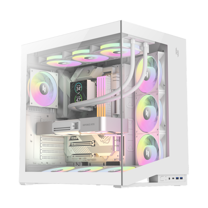 GAMAEMAX NEX C56 WH GAMINGN CASE