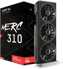 XFX Speedster MERC310 AMD Radeon RX 7900XTX Black with 24GB GDDR6, Gaming Graphics Card