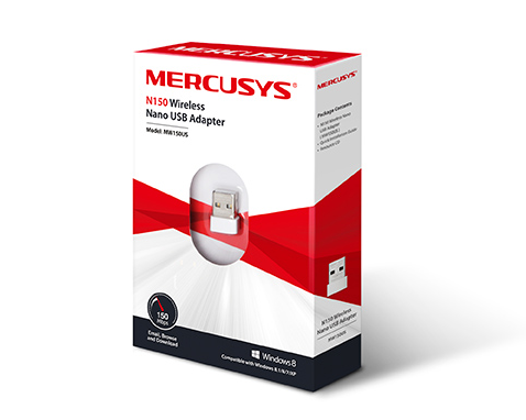 Mercusys MW150US N150 Wireless Nano USB Adapter – 150Mbps