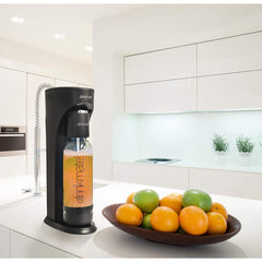Drinkmate Water & Soda Machine, Carbonates Any Drink , Cylinder Included Black