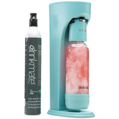 Drinkmate Water & Soda Machine, Carbonates Any Drink , Cylinder Included Blue