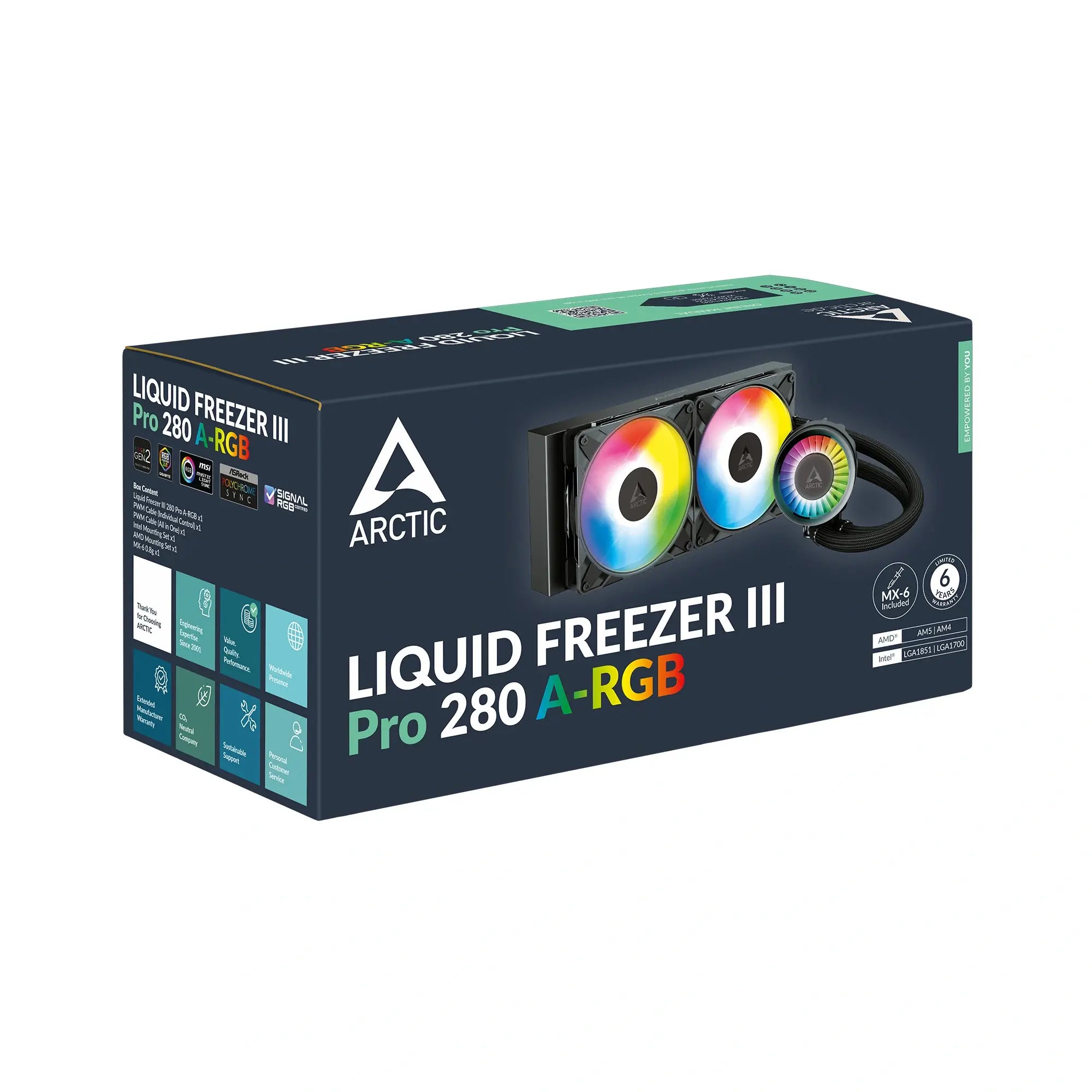 Arctic Freezer RGB liquid cooling accessory for PC cooling