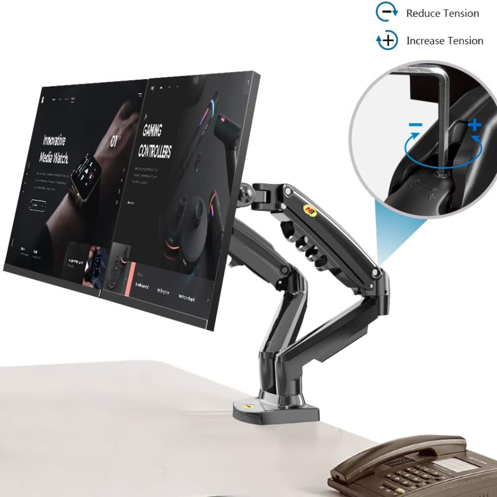 Gameak Collection Dual Monitor Desk Stand F160