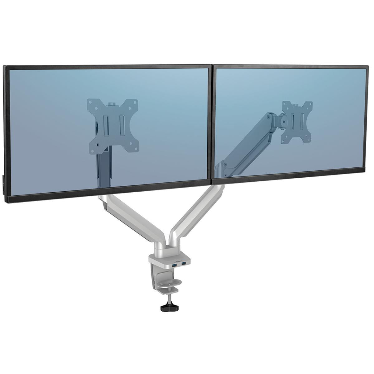 Fellowes Platinum Series Adjustable Dual Monitor Arm White