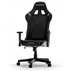 DXRacer P132 Gaming Chair – Adjustable Armrests, Reclining, Black