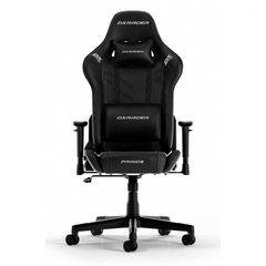 DXRacer P132 Gaming Chair – Adjustable Armrests, Reclining, Black