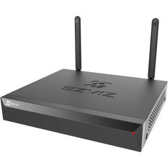 Ezviz X5S Network Video Recorder, 4x 3K Wireless/Wired IPC Access Capability, 2 Antenna, 100m Wireless Range, 2.4G Radio Frequency, Built-In SATA Port, 2x USB2.0 Interface, Black