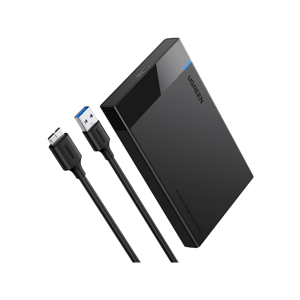 UGREEN 2.5" Hard Drive Enclosure – USB 3.0 to SATA III, UASP, SSD & HDD