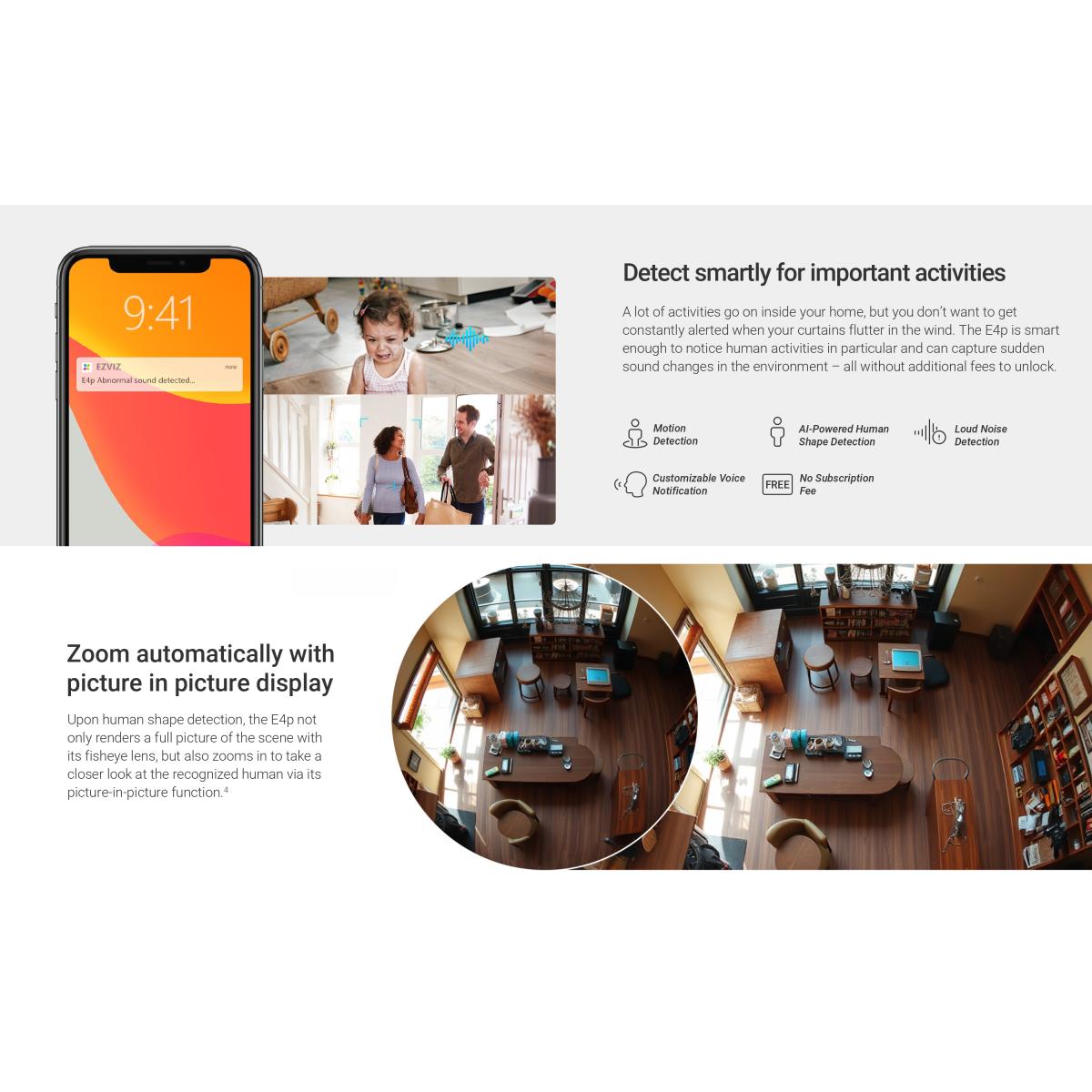 EZVIZ Wi - Fi security camera for surveillance systems