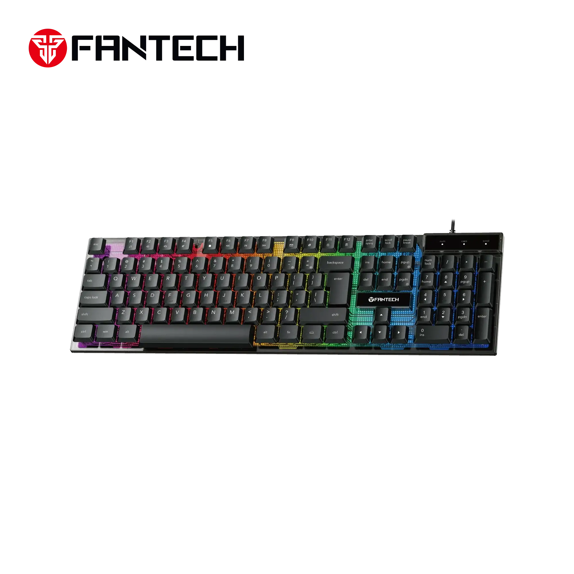 Fantech Shikari wired gaming keyboard for computer setup
