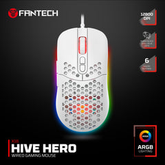 Fantech RGB gaming mouse for computer setup