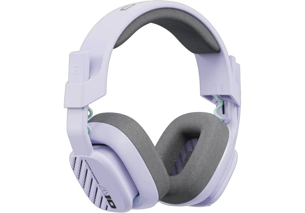 Astro A10 Gen 2 Wired Gaming Headset – 32mm Drivers, Flip‑to‑Mute Mic, Inline Volume Control, Rugged Build, Lightweight Comfort, Lilac