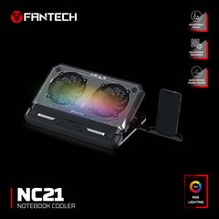 FANTECH NC21 NOTEBOOK COOLER LAPTOP COOLING PAD - CompuMe