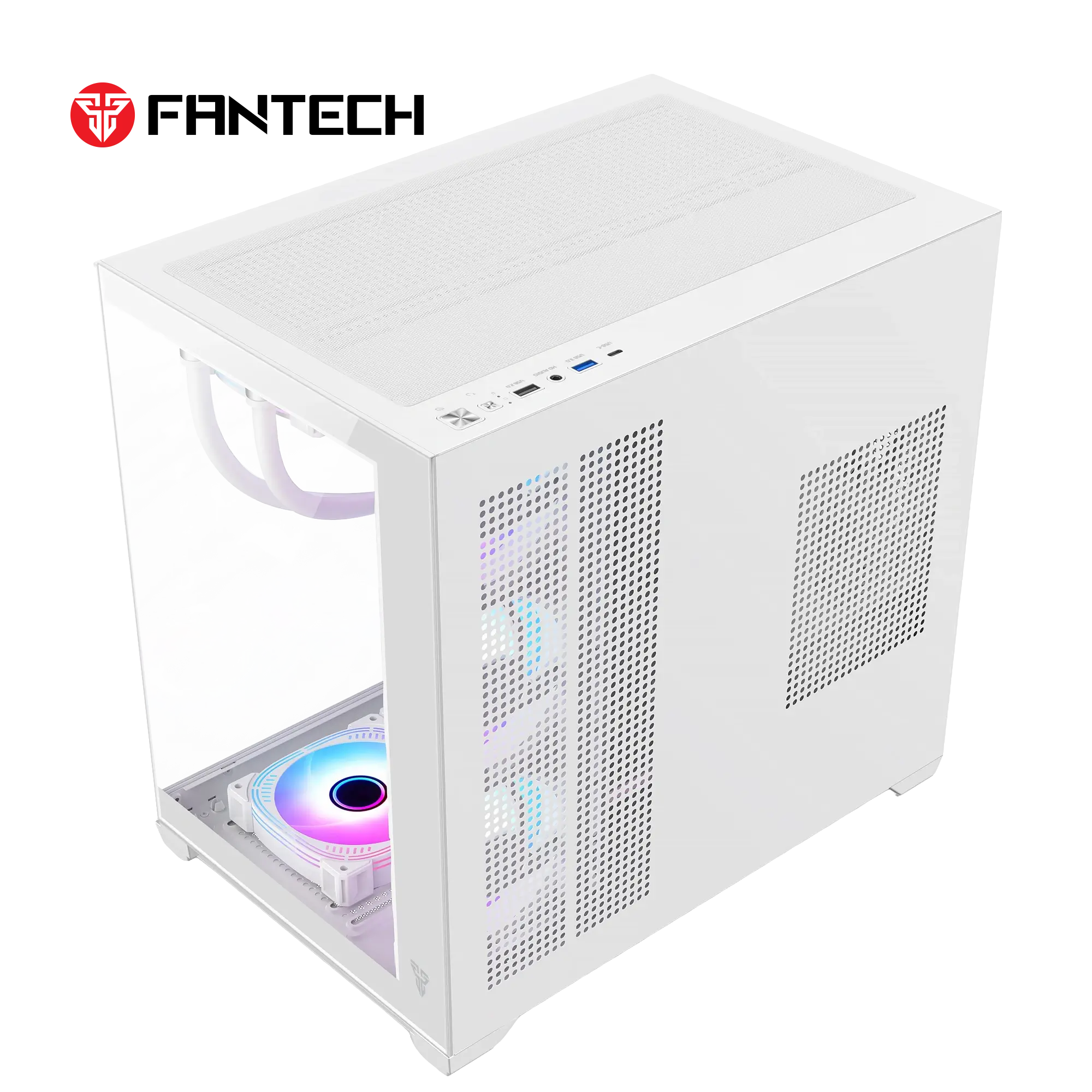 Fantech PC case for desktop computer builds and component installation