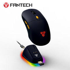 FANTECH WG9RD Wireless Gaming Mouse with Charging Magnetic Base Three Mode 12000DPI Customized E-sports Gamer Mouse