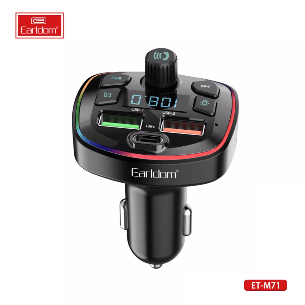 EARLDOM Dual USB 3.0 A Car Charger MP3 Audio Player - CompuMe