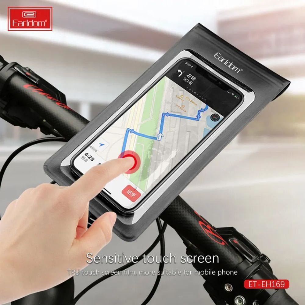 Earldom EH169 Bike Handlebar Phone Holder Pouch Bag Waterproof with car accessories