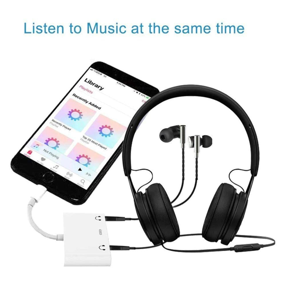 Earldom Et - OT30 3in1 Dual Lightning + 3.5 Audio, adapter