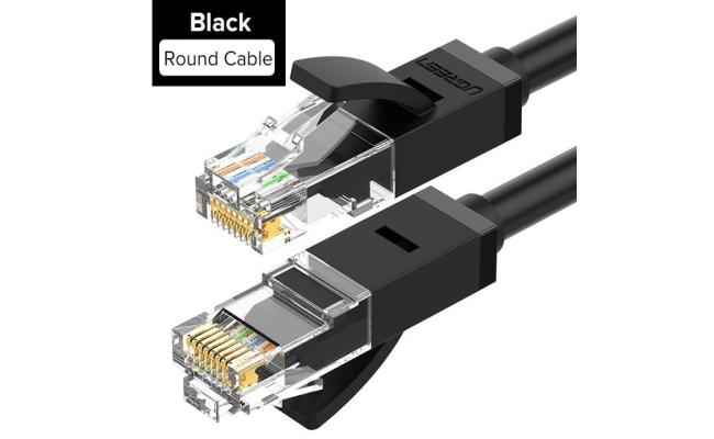 UGREEN Black Cat6 RJ45 Ethernet Network Cable 49 Feet 15M