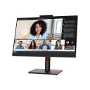 Lenovo ThinkVision T24mv-30 24" IPS Full HD 75Hz E-Meeting Monitor Built In 5MP IR+RGB Webcam & Speakers & Mic w/ HDMI 2.1, DP, USB C & USB Hub Adjustable Stand