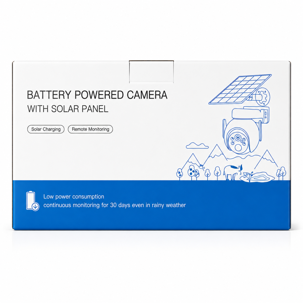 4MP Solar Wi-Fi PTZ Security Camera with Solar Panel | Tuya Smart App, Human Detection & Color Night Vision
